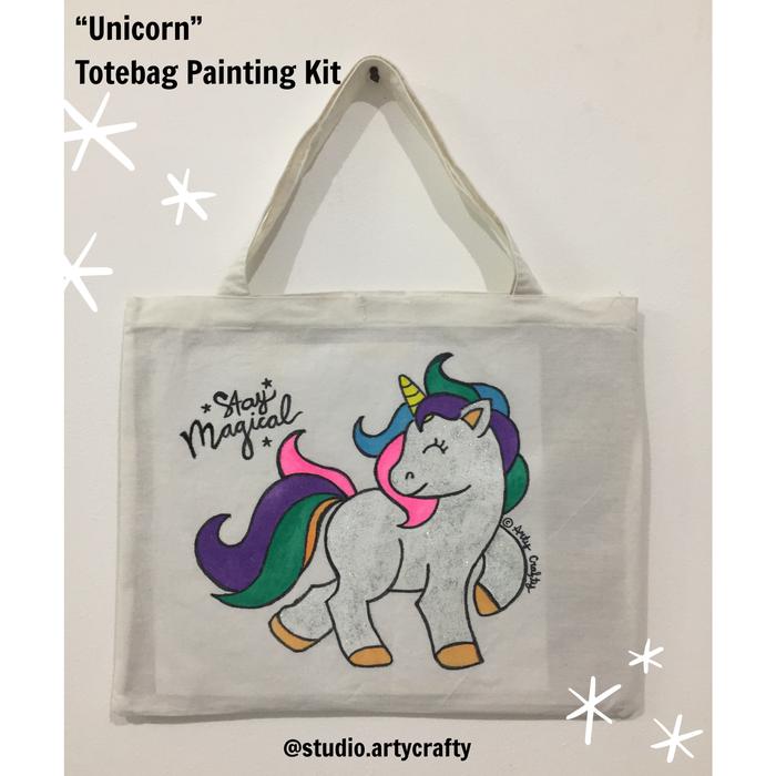 Unicorn Totebag Painting Kit