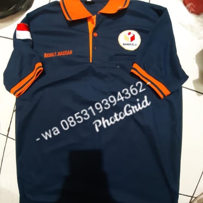 kaos bawaslu/panwaslu free nama