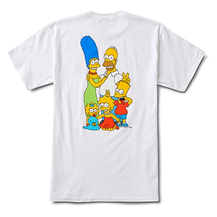 THE SIMPSONS VANS FAMILY TSHIRT WHITE AUTHENTIC