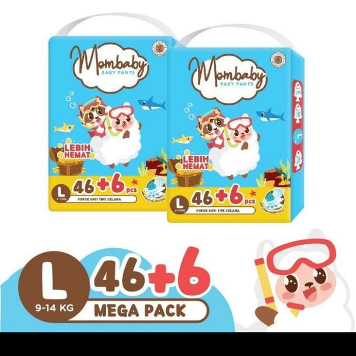 MomBaby Mom Baby Pants L 46+6 Popok Celana