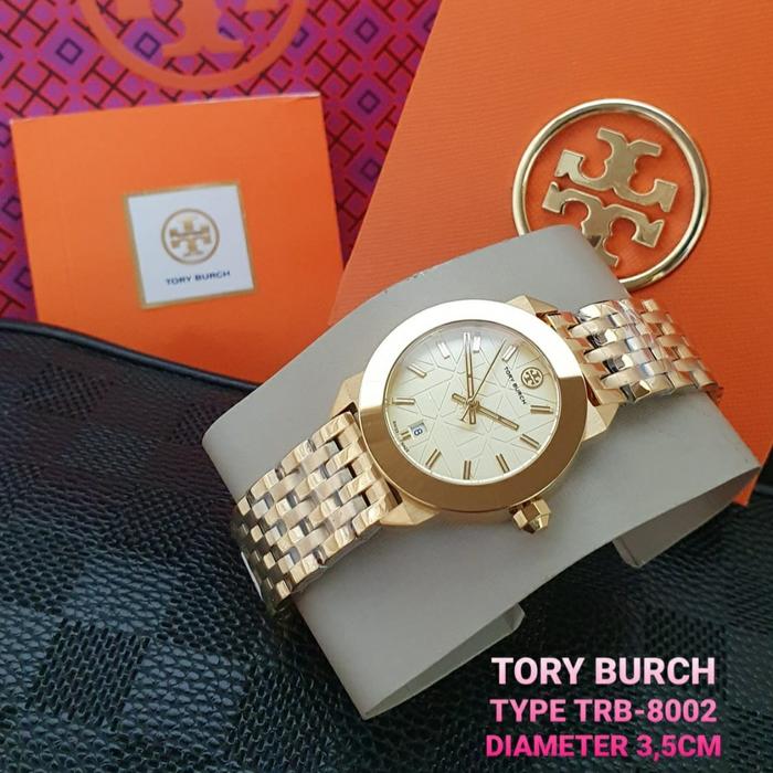 Jam Tangan Wanita Merek Tory Burch TRB 8002 TRB8002 Original BM 35mm