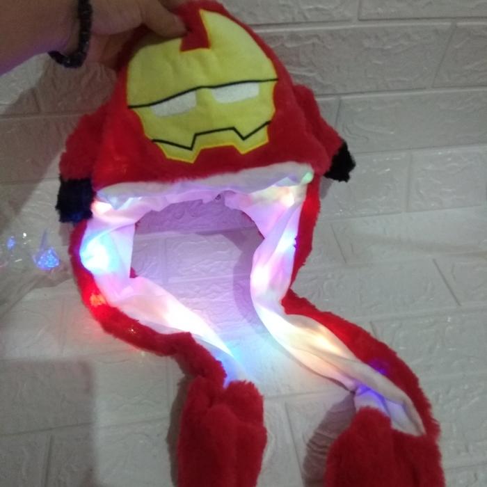 Topi nyala nyala ironman