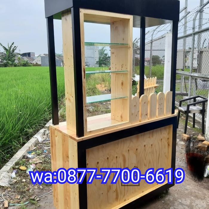 booth thai tea / booth thai tea kayu / gerobak thai tea