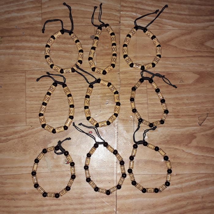 Gelang Mute Kayu Bahan Berkualitas Gelang Aksesoris