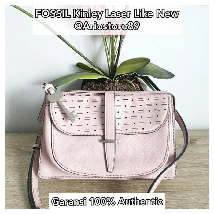Tas FOSSIL Kinley Laser Crossbody Preloved Authentic
