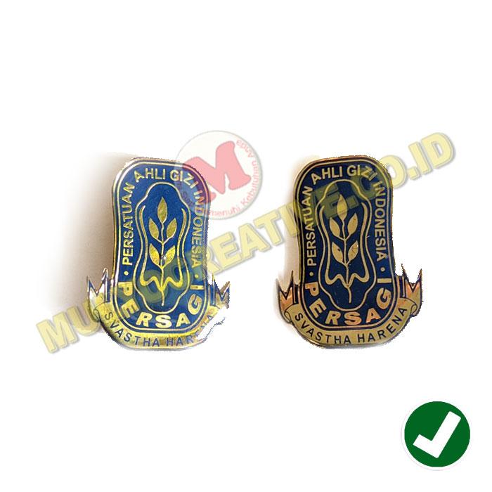 Bros Logo Persagi Lencana Pin Bros Persagi Persatuan Ahli Gizi Besar