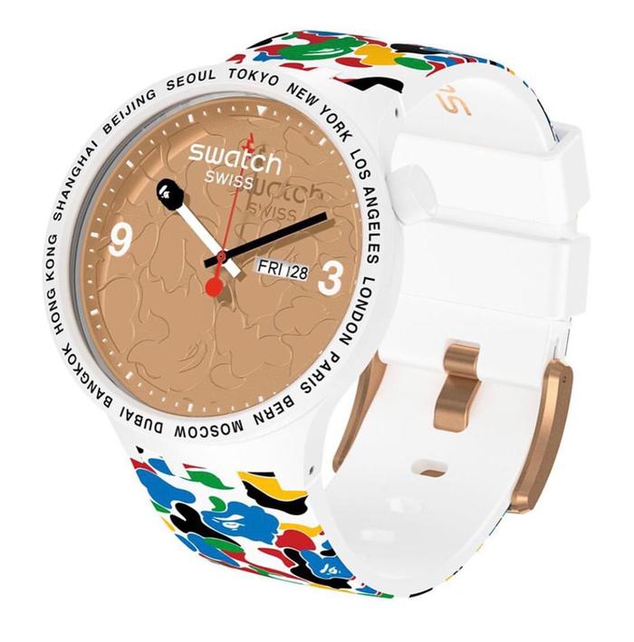 BAPE SWATCH BIG BOLD WHITE AUTHENTIC
