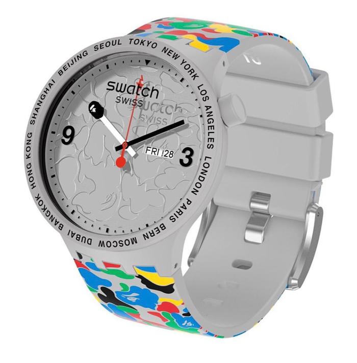 BAPE SWATCH BIG BOLD GREY AUTHENTIC