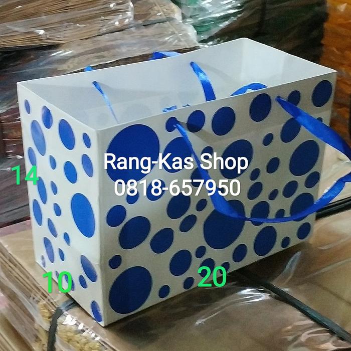 Paperbag Polkadot Pita mini glossy