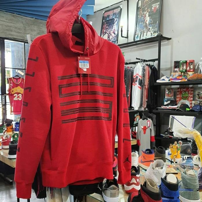 JORDAN HOODIE AJ 11 HYBRID• RED