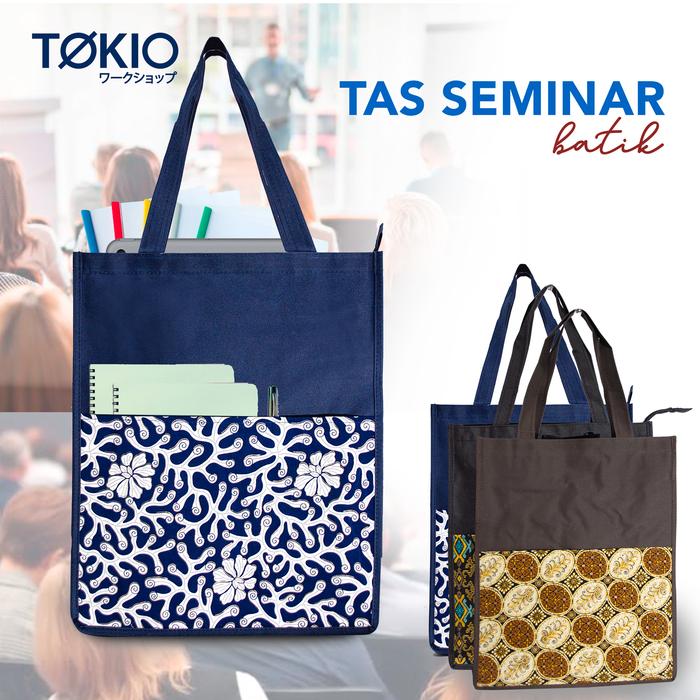 TOKIO Tas Seminar D300 Batik / Tote bag / Tas Map Dokumen /Tas Jinjing