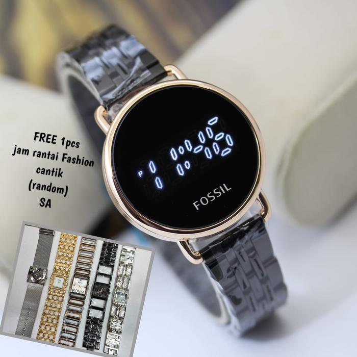 JAM TANGAN WANITA FSL LED TOUCHSCREEN E1157+jam fashion +BATERAI + Box