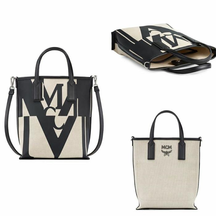 MCM Bold Mini Tote Shopper Bag Original