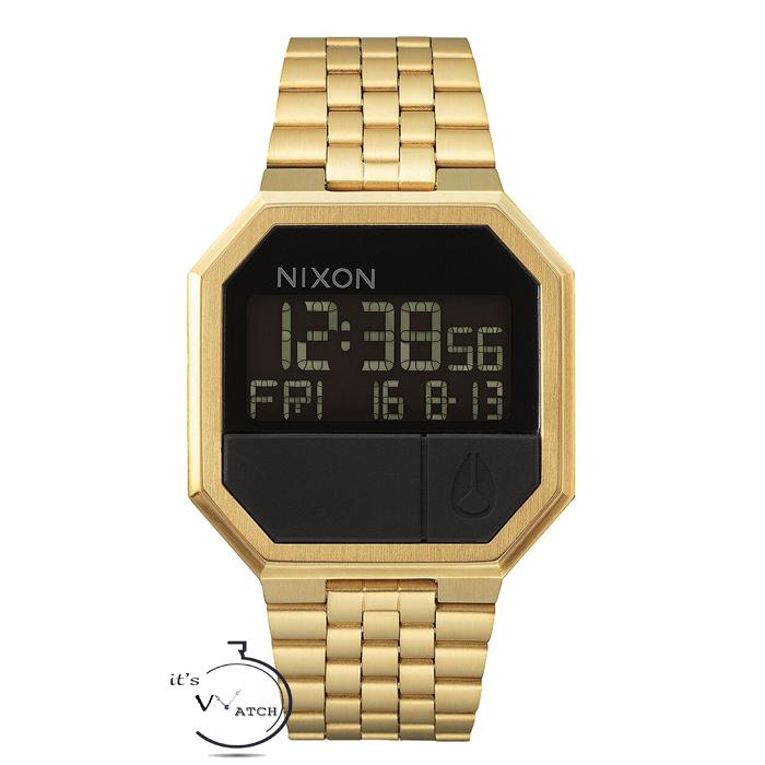 NIXON A158502 RE-RUN All Gold - Jam Tangan Unisex Digital - Gold