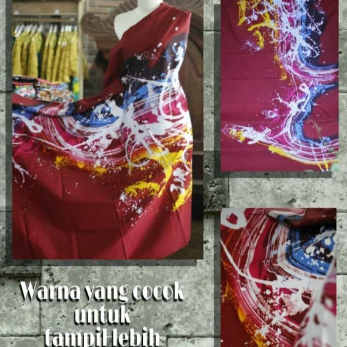 Batik lukis abstrak kain batik lukis batik abstrak kain unik motif