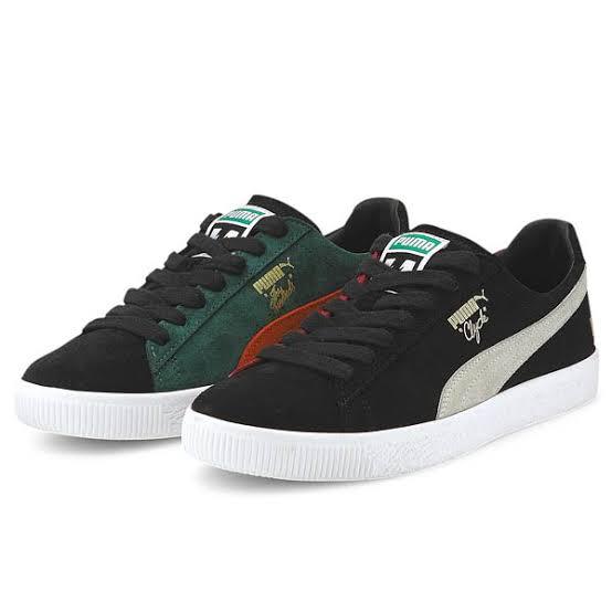 Puma x The Hundreds Clyde Black White Green
