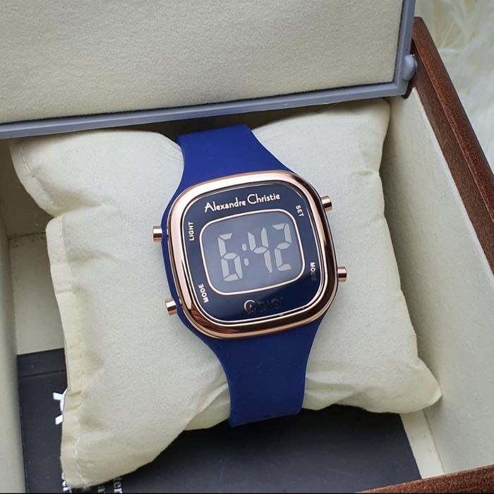 ALEXANDRE CHRISTIE AC 9336 ROSEGOLD BLUE AC9336 WANITA ORIGINAL