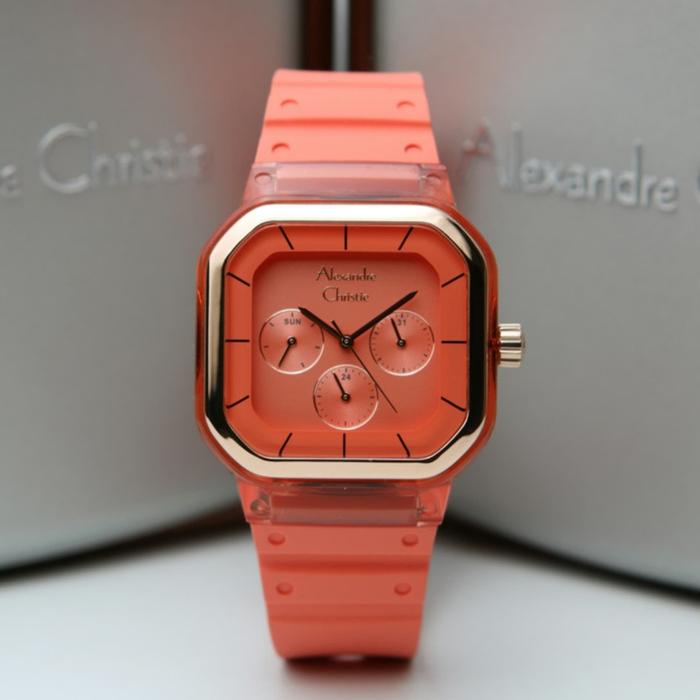 ALEXANDRE CHRISTIE AC 2811 ROSEGOLD DARK PEACH AC2811 WANITA ORIGINAL
