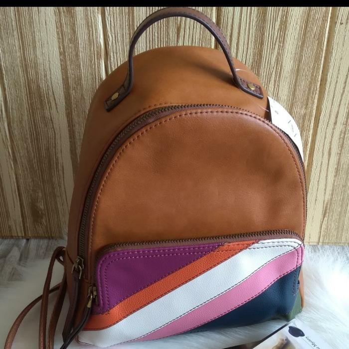 Fossil Felicity Backpack Navy Multi