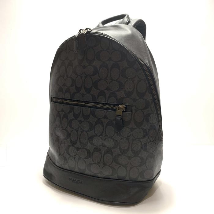 Coach F78756 West Slim Backpack (Charcoal-Black)