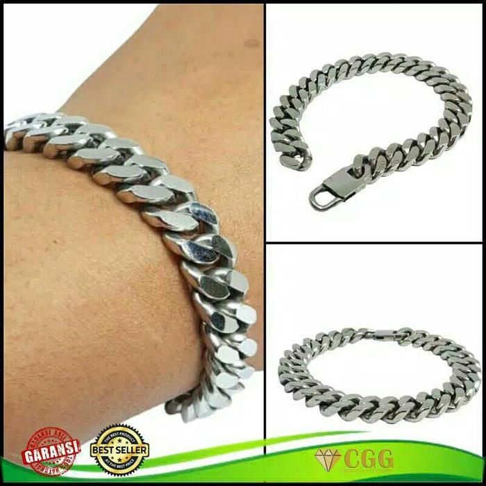 GELANG RANTAI PRIA STAINLESS