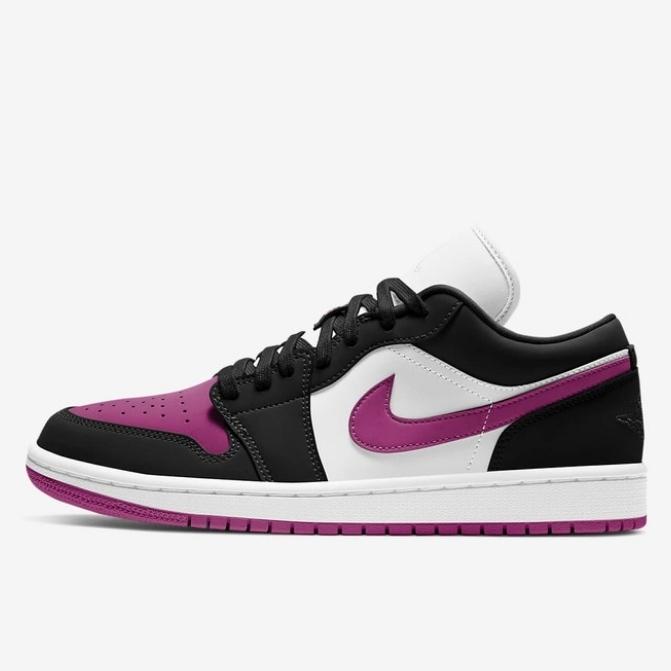Nike Air Jordan 1 Low Cactus Flower Black White