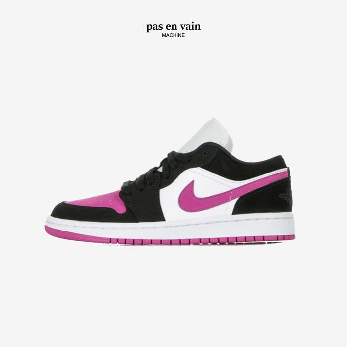 Air Jordan 1 Low Black Cactus Flower 100% Original