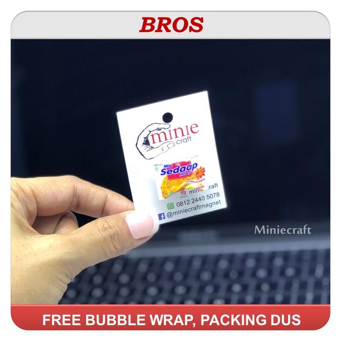 BROS PIN HIJAB MINIATUR MIE SEDAAP