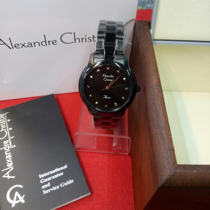 jam tangan analog wanita alexandre christie AC 2835 LH all solid steel
