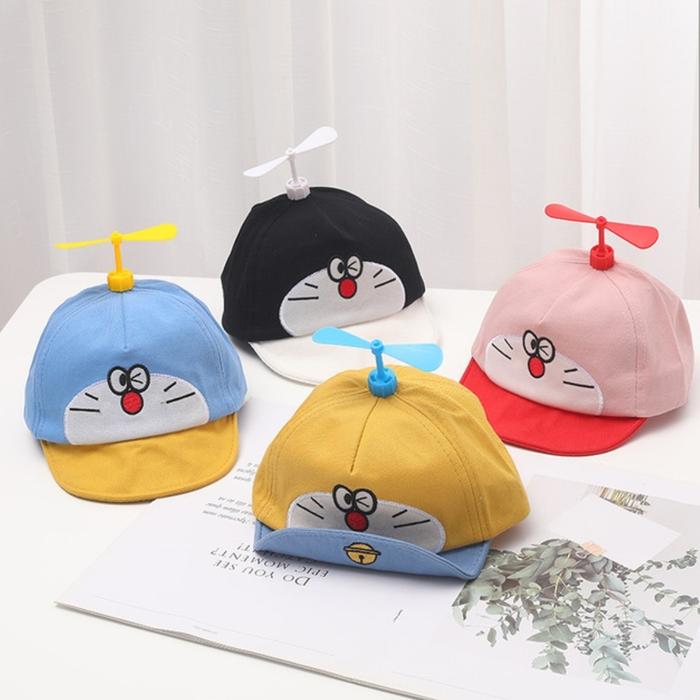 [1KG 18PCS] TOKO1234. TOPI DORAEMON BALING / FASHION ANAK / TOPI LUCU
