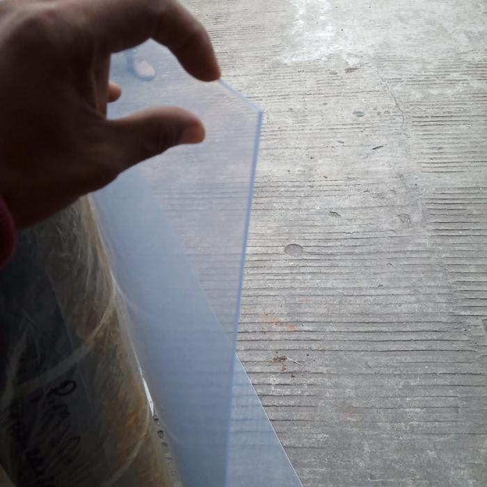 pvc sheet clair / pvc bening lembaran 5mm 1200mm x 2400mm