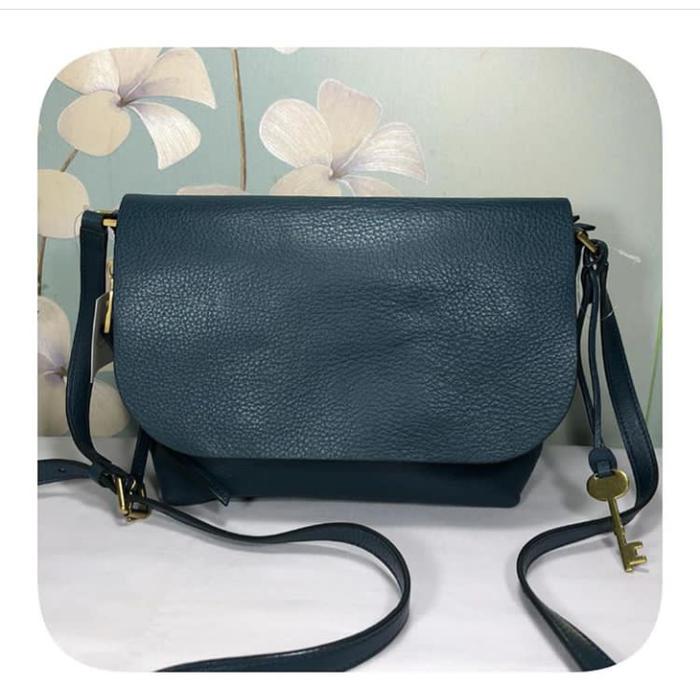 Fossil Maya Small Flap Crossbody Indian Teal