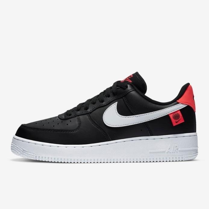 Nike Air Force 1 MEN WorldWide Black Flash Crimson White