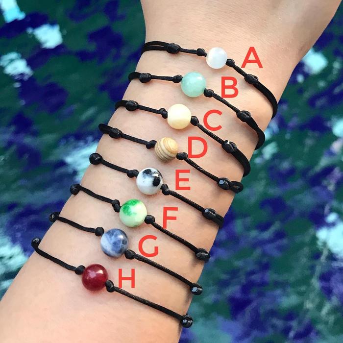 Gelang Batu Import Tali Satin (Gelang Batu/GelangTali)