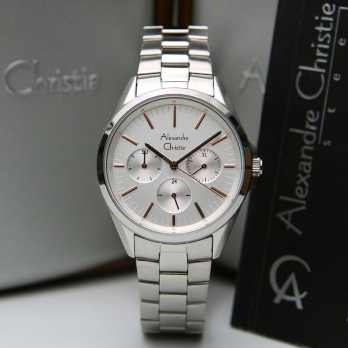 ALEXANDRE CHRISTIE AC 2890 SILVER AC2890 WANITA ORIGINAL