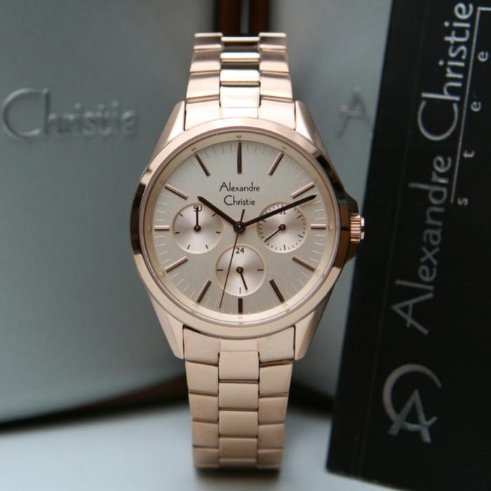 ALEXANDRE CHRISTIE AC 2890 FULL ROSEGOLD AC2890 WANITA ORIGINAL