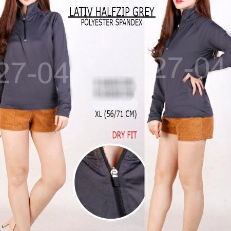Jaket Lativ Half Zip Dry Fit