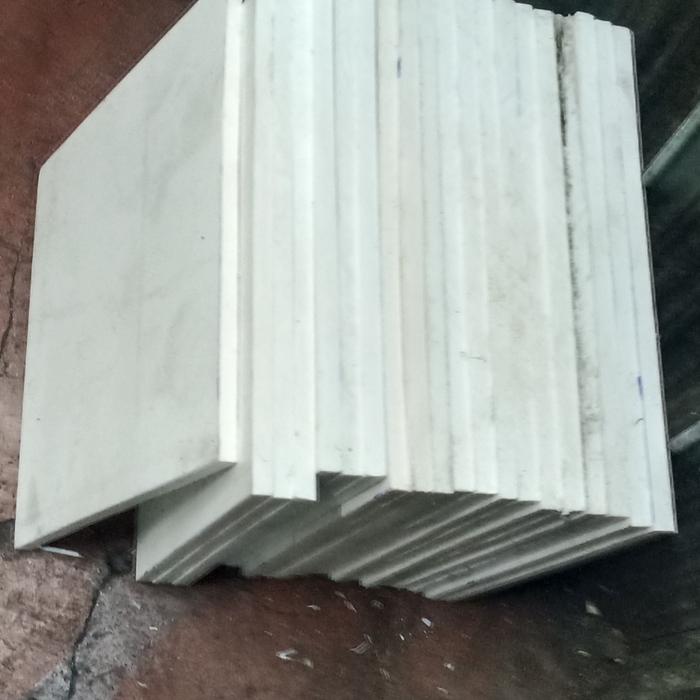 teflon sheet PTFE lembaran 10mm 30cm x 30cm