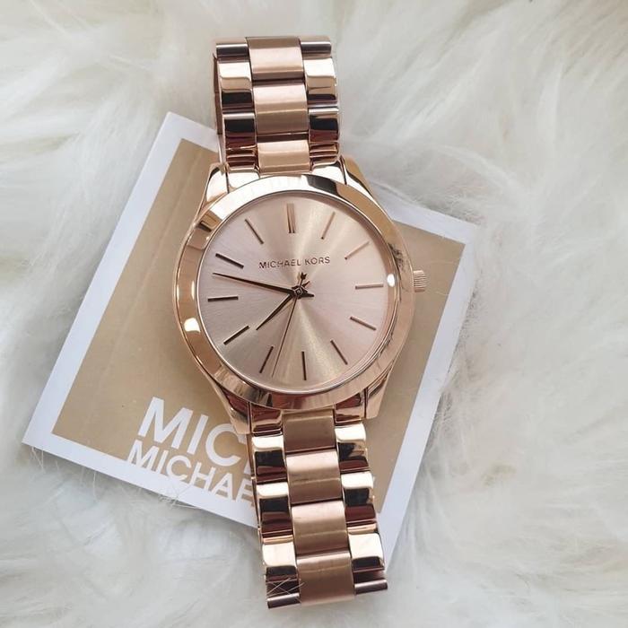 JAM TANGAN WANITA MICHAEL KORS SLIM RUNWAY MK3197 / MK 3197 ORIGINAL