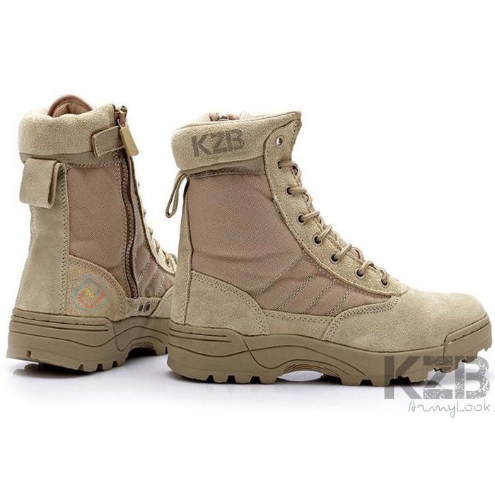 Sepatu tactical SWAT Original 6 inc - Cream