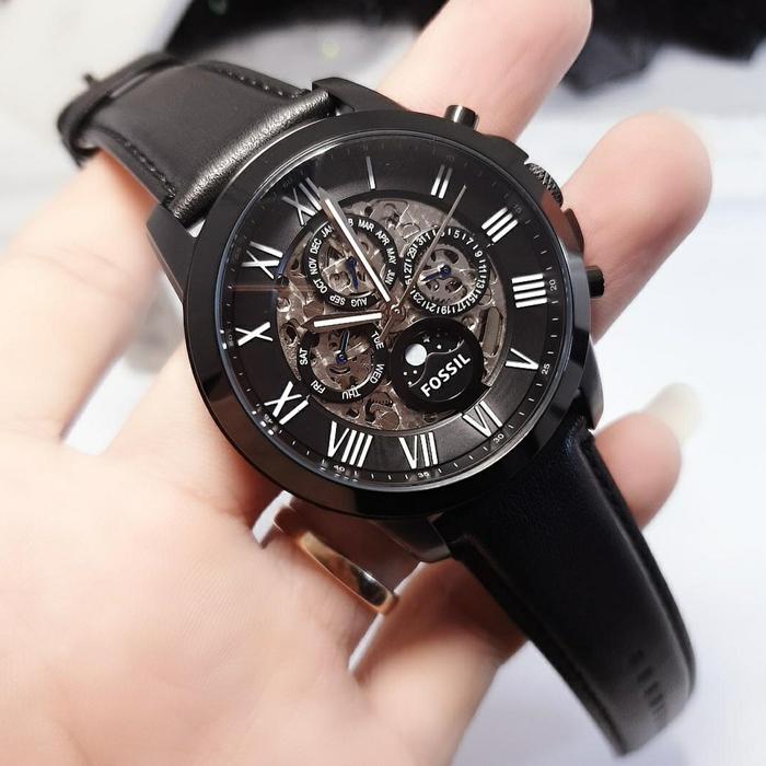 Jam Tangan Pria Merek Fossil ME3028 ME 3028 Kulit Original 4.5cm