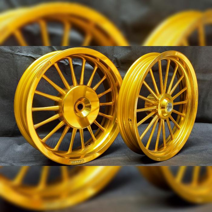 velg Vario 110 ukuran 350, Beat, Scoopy, SNI type Classic POWER Gold