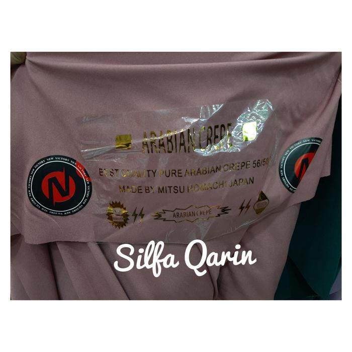 Kain Arabian Crepe Premium_ Bahan Pure Arabian Crepe Japan (By Mitsu)