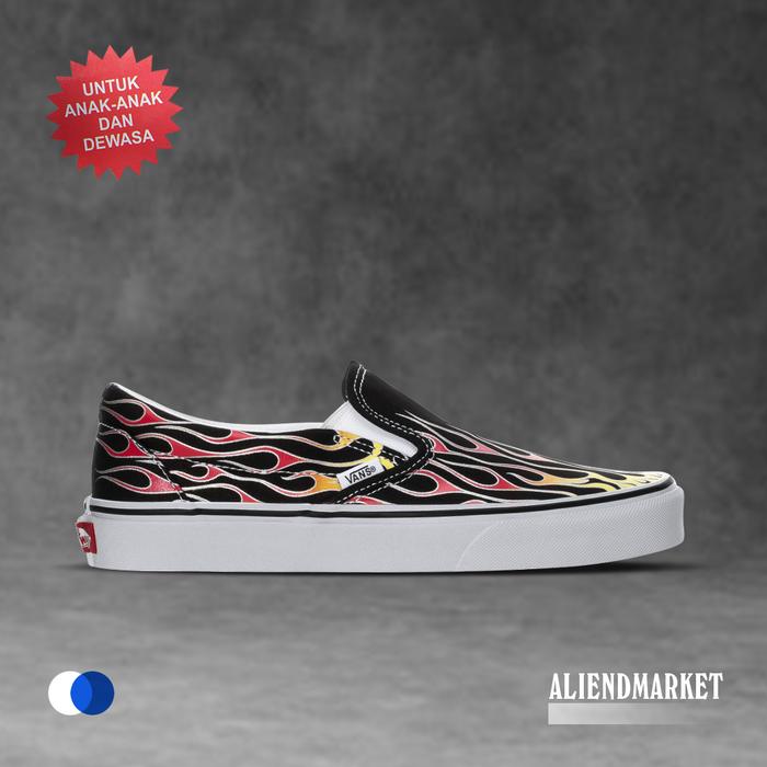 Vans Slip On (Mash Up) Flame