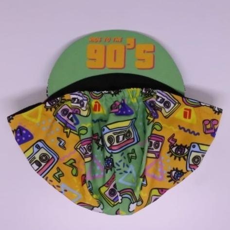 LumpAt Cycling cap 90'S - Topi Gowes MTB RB Seli
