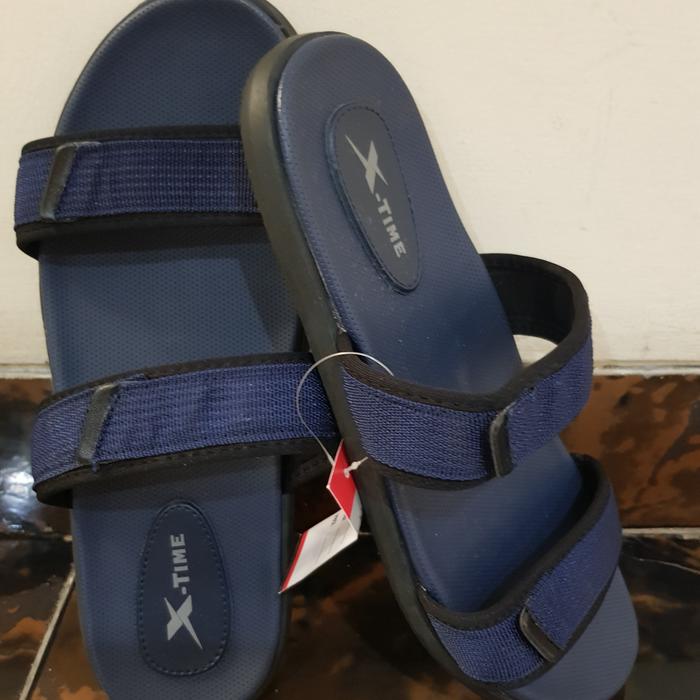 Sandal  Pria XTIME ORIGINAL HONDURAS BAND 2 NAVY Uk 42 ( BARU) PROMO !!!!