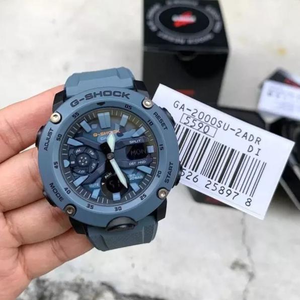 JAM TANGAN PRIA CASIO G-SHOCK GA-2000SU-2A GA-2000SU-2ADR GARANSI ORI