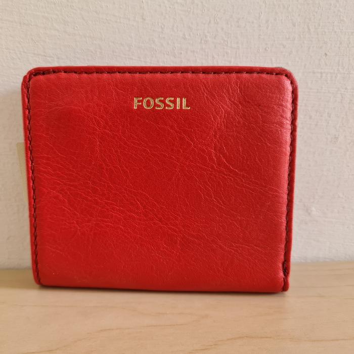 Dompet Wanita Fossil Madison Bifold Brick Red