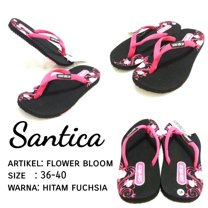SANDAL JAPIT ANAK PEREMPUAN TERBARU SANTICA FLOWER BLOOM