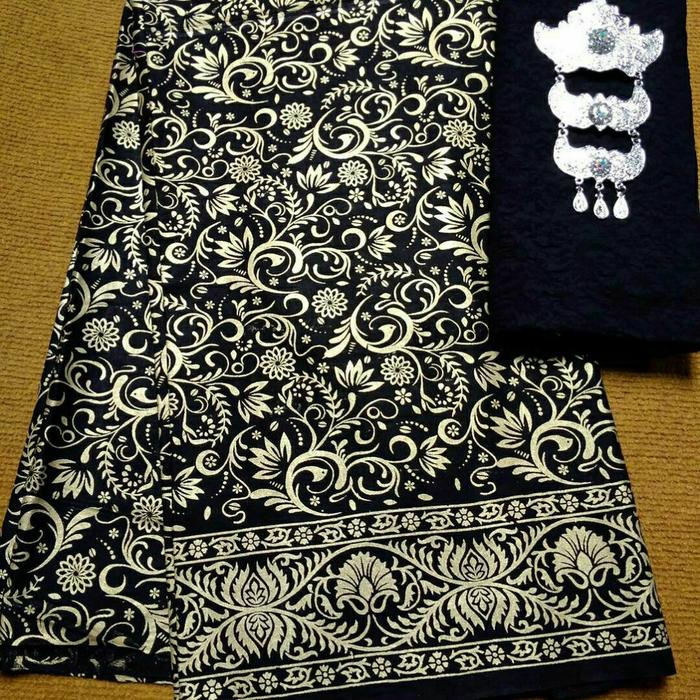 kain batik prada tarling emas dan perak